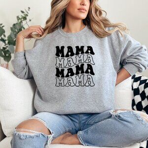 Mama custom crewneck Sweatshirt sweater